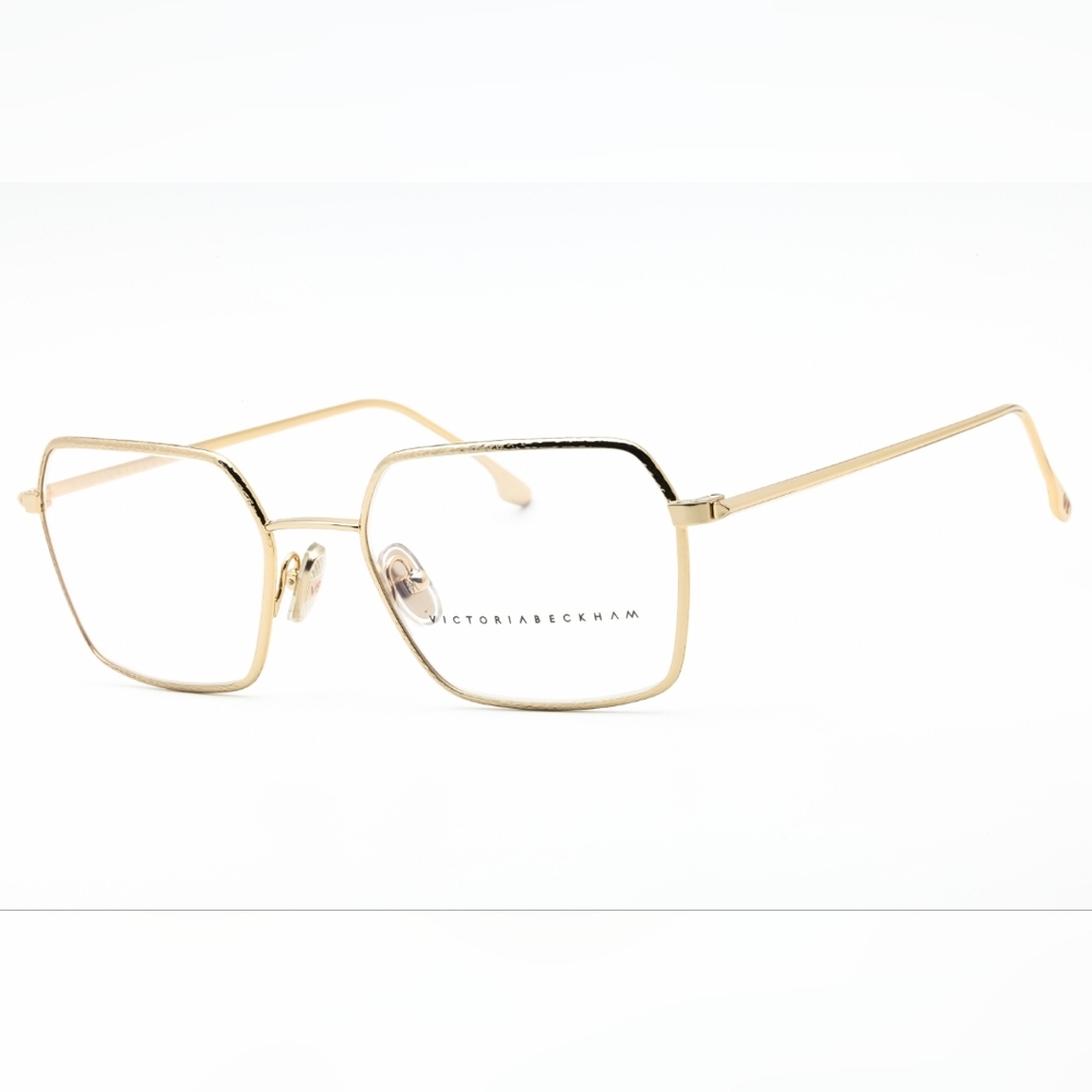 Victoria Beckham Gold Minimalist Glasses